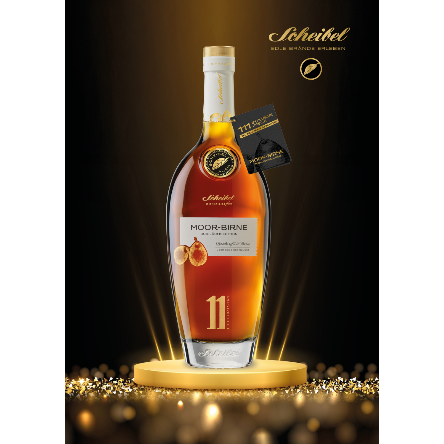 Scheibel Moor-Birne Jubiläumsedition 11 Jahre 40% Vol.