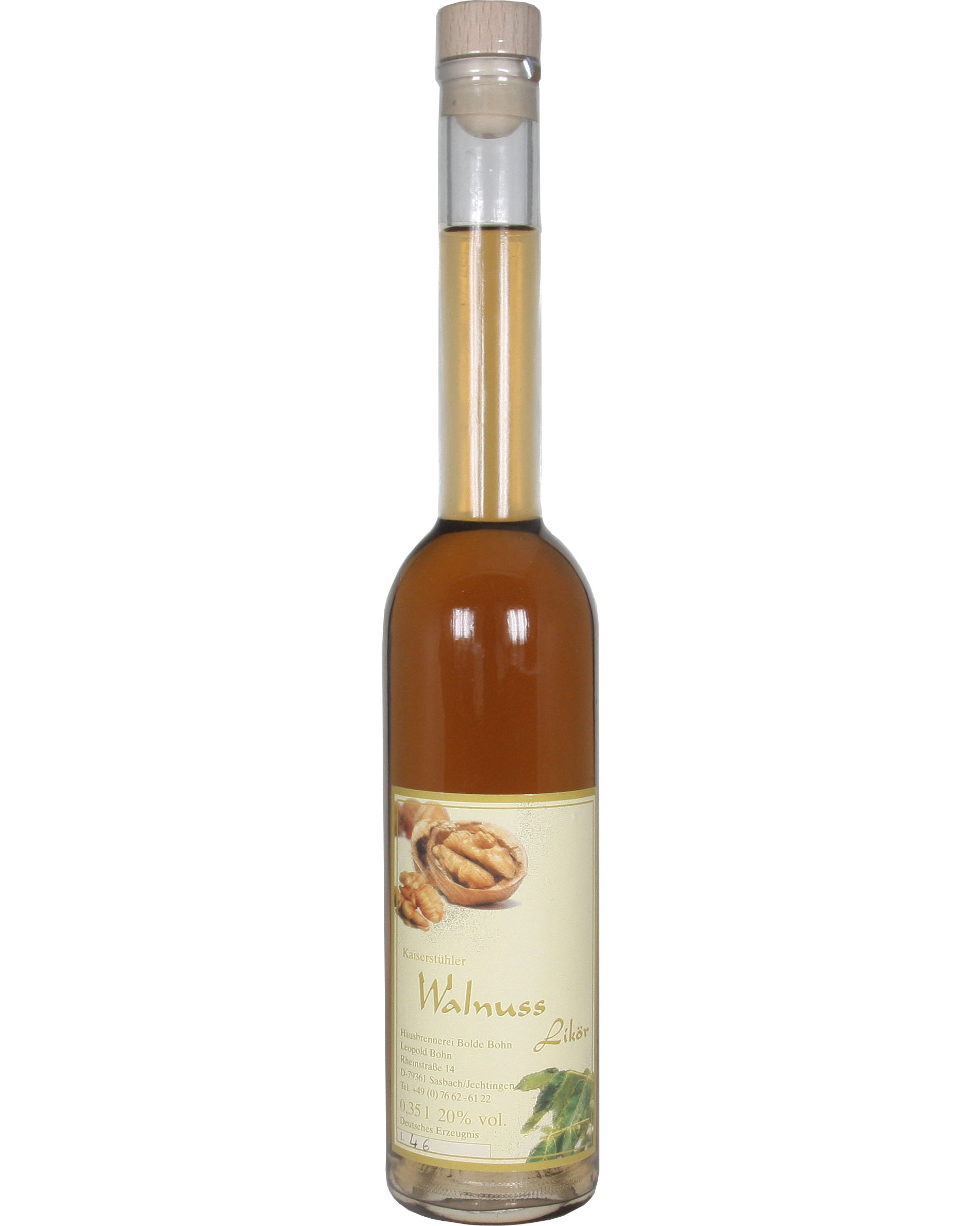 Bolde Bohn Walnuss Likör 20% vol. 0,35l