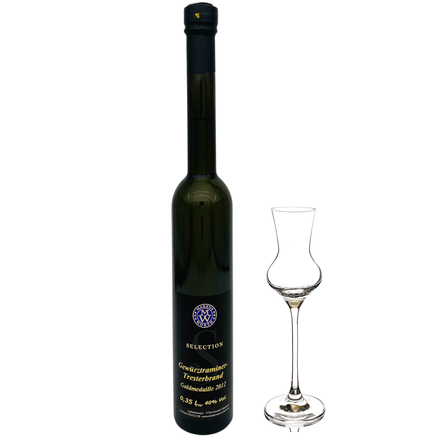 Wurth Gewürztraminer-Trester 40%vol. Wurth Gewürztraminer-Trester 40%vol.