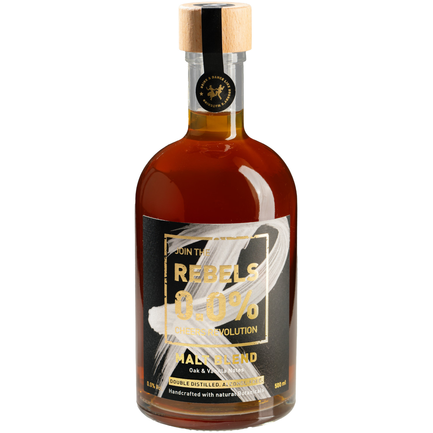 Rebels Malt Blend alkoholfrei 0,0% Dark Spirit inspired by Whisky - Lantenhammer