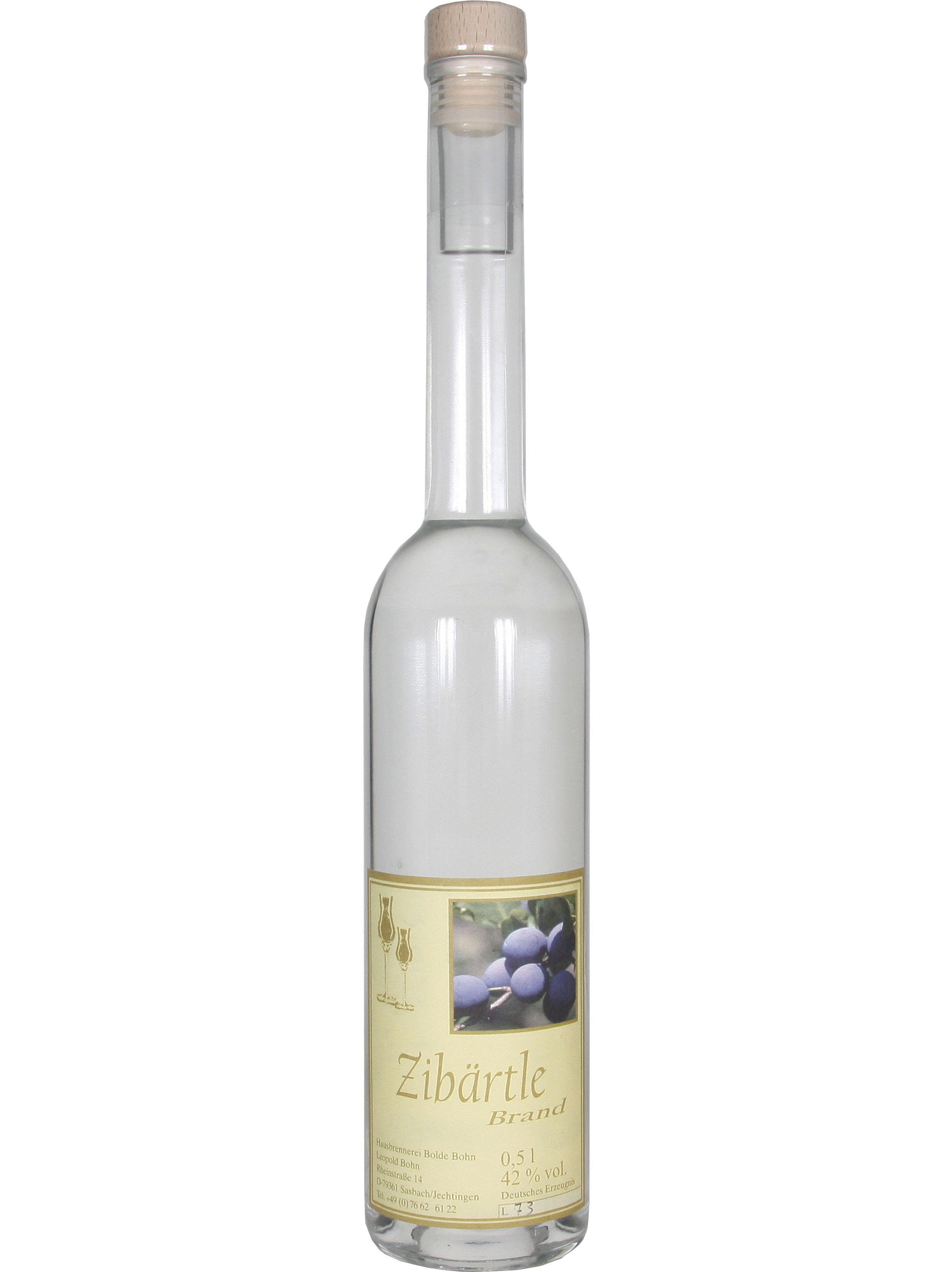 Bolde Bohn Zibärtlebrand 40% vol. 0,5l