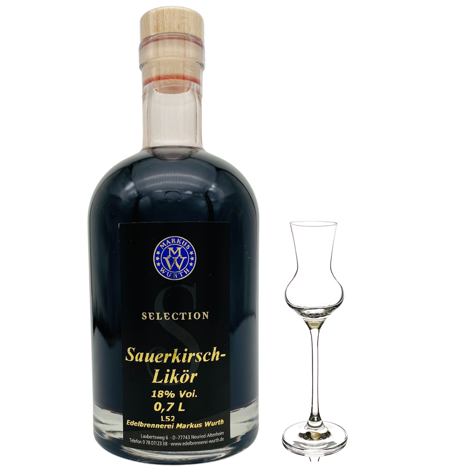 Wurth Sauerkirsch-Likör 18%vol. Wurth Sauerkirsch-Likör 18%vol.