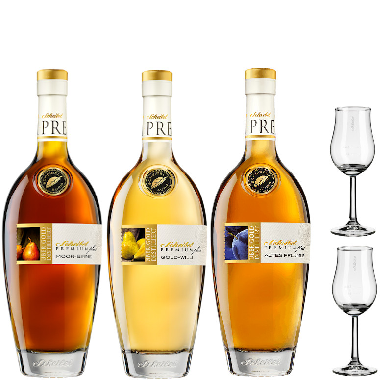 Scheibel PREMIUMplus Sparset 1 40-43% Vol. (3x 0,7l) Scheibel PREMIUMplus Sparset 1 40-43% Vol. (3x 0,7l)