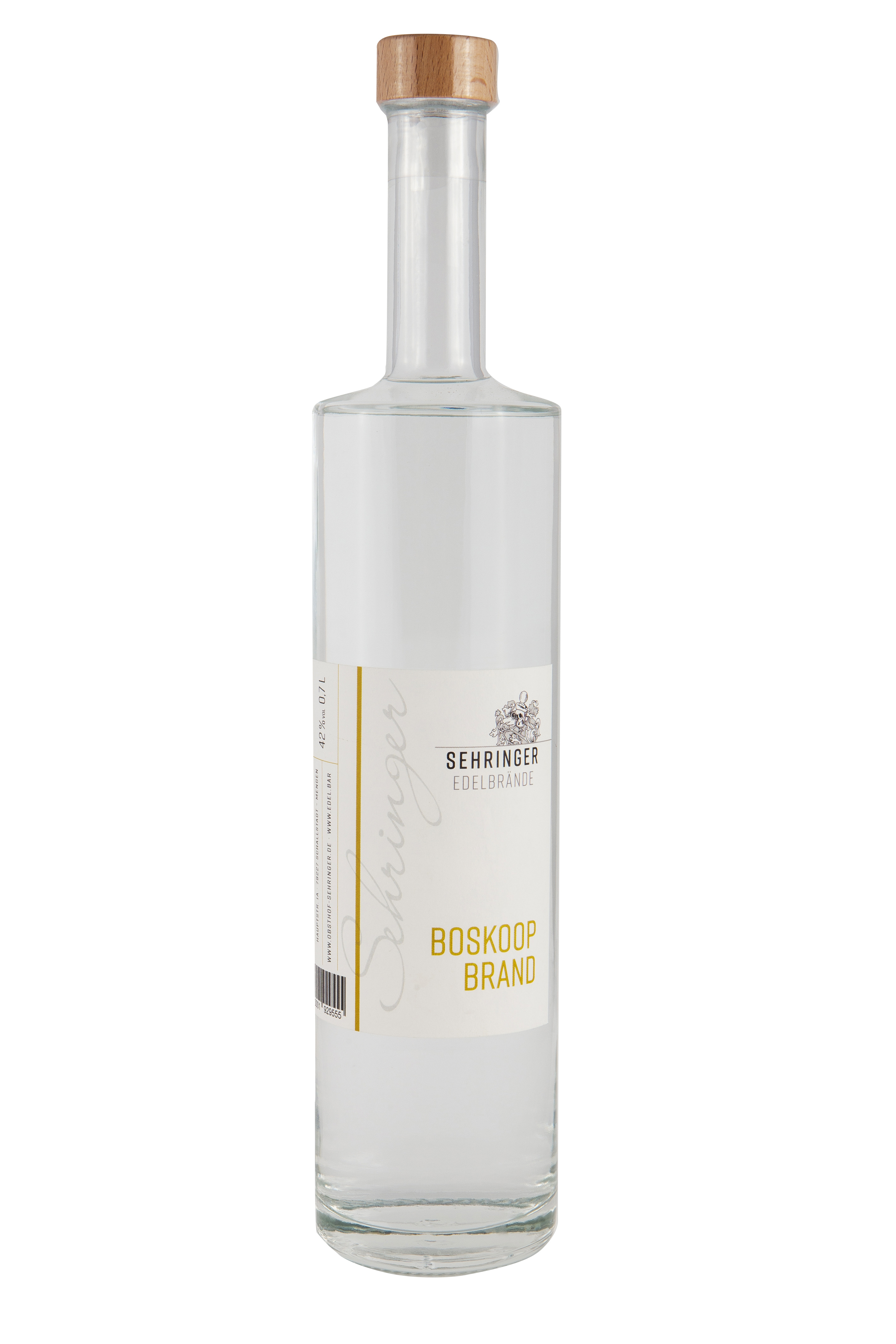 Sehringer Apfelbrand Boskoop, 45%vol. Sehringer Apfelbrand Boskoop, 45%vol.