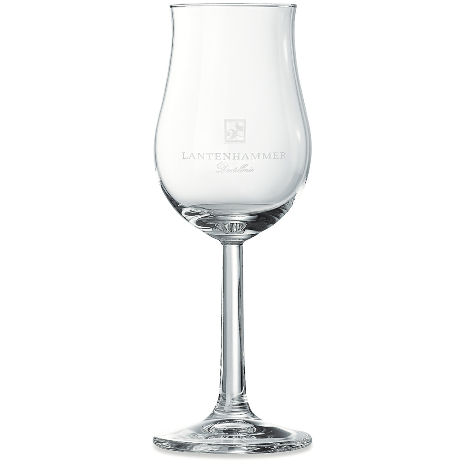 Lantenhammer Bouquetglas 2 cl geeicht, mit edler Gravur