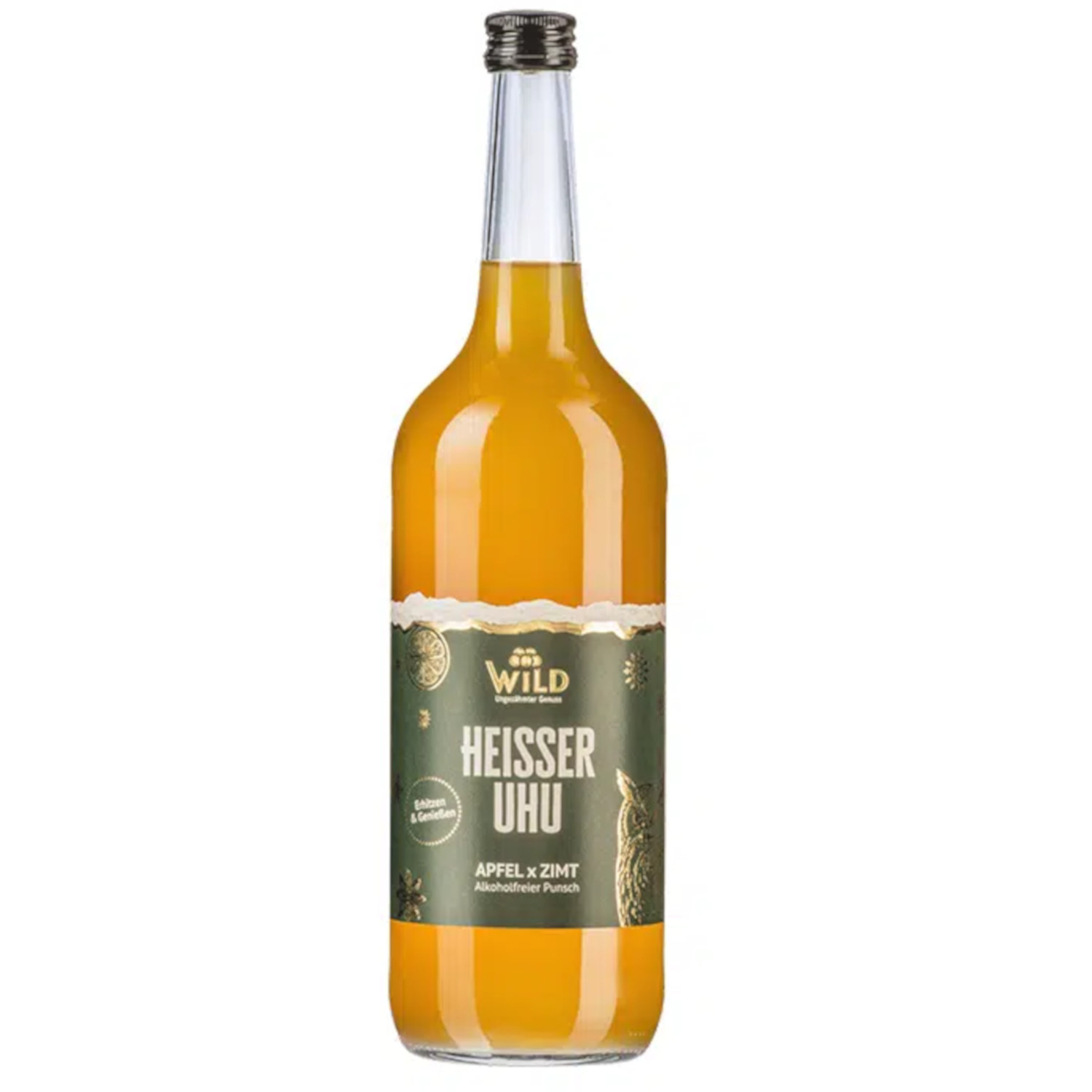 Wild Heißer Uhu – Apfel x Zimt – alkoholfrei 1,0l