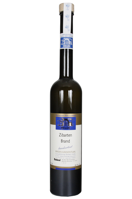 Helde Zibartenbrand Bio handsortiert 42%vol. Helde Zibartenbrand Bio handsortiert 42%vol.