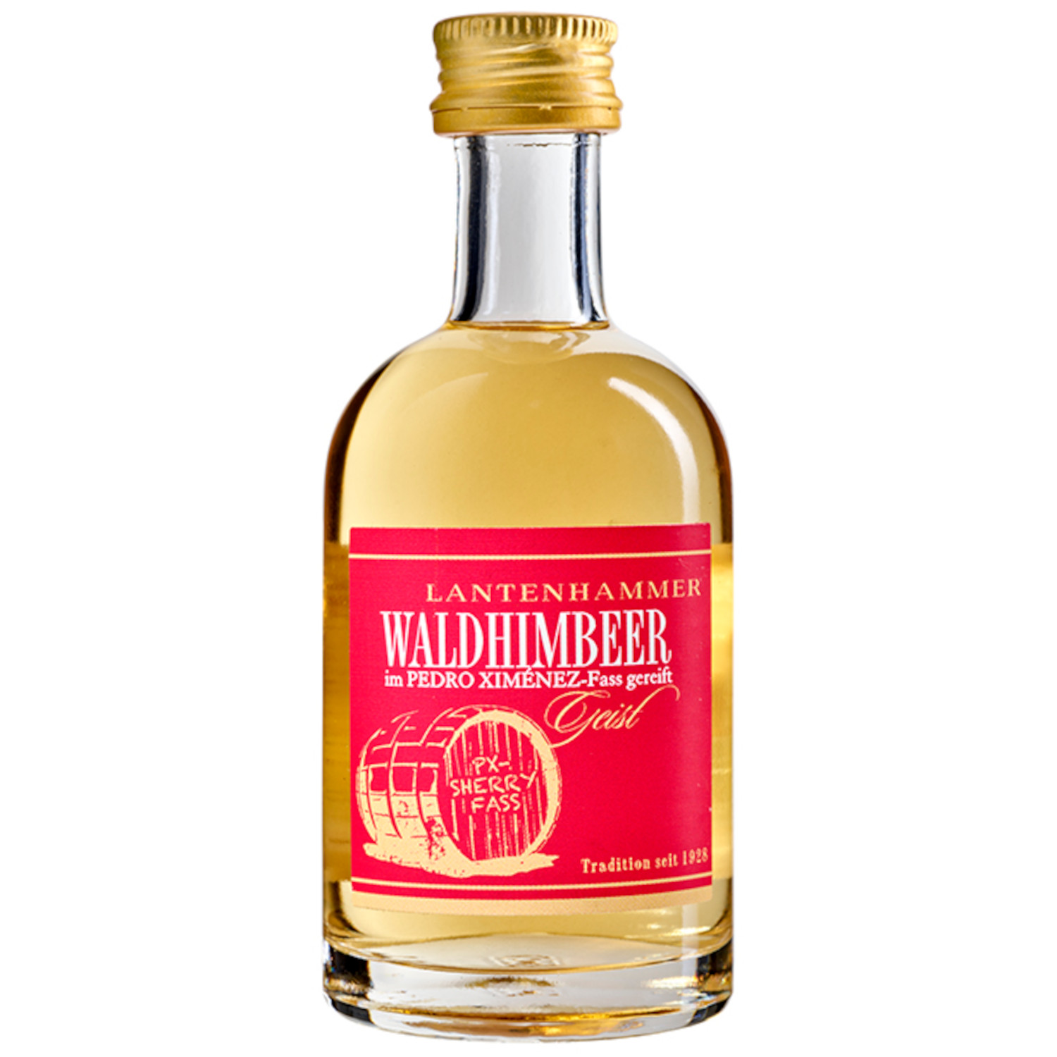 Lantenhammer BEST OF BAVARIA - Lantenhammer Edelbrände im Fass gereift: Williamsbirnenbrand im Port Fass, Waldhimbeergeist im PX Sherry Fass, Marillenbrand im RUMULT Fass, Zwetschgenbrand im Brandy Fass, je 42 %