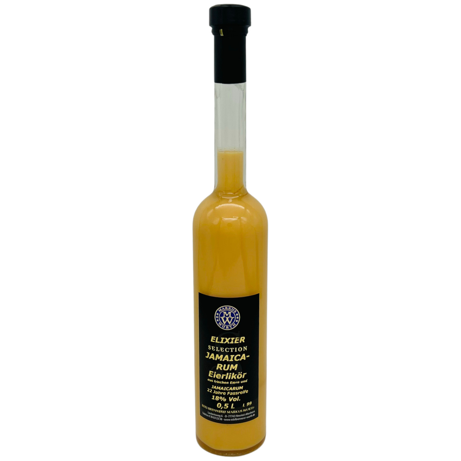 Wurth Jamaica Rum Eierlikör 18%vol. | 0,5l | Wu1101636