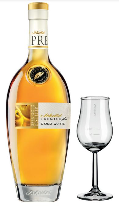 Scheibel PREMIUMplus Gold Quitte 40% Vol. Scheibel PREMIUMplus Gold Quitte 40% Vol.