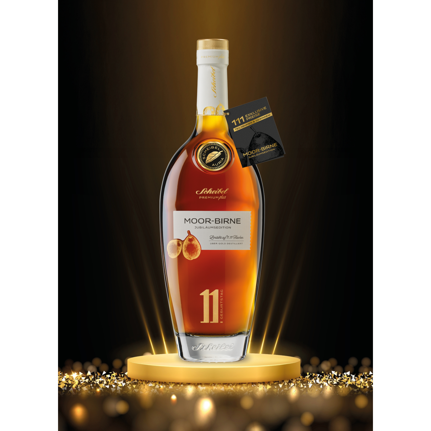 Scheibel Moor-Birne Jubiläumsedition 11 Jahre 40% Vol.
