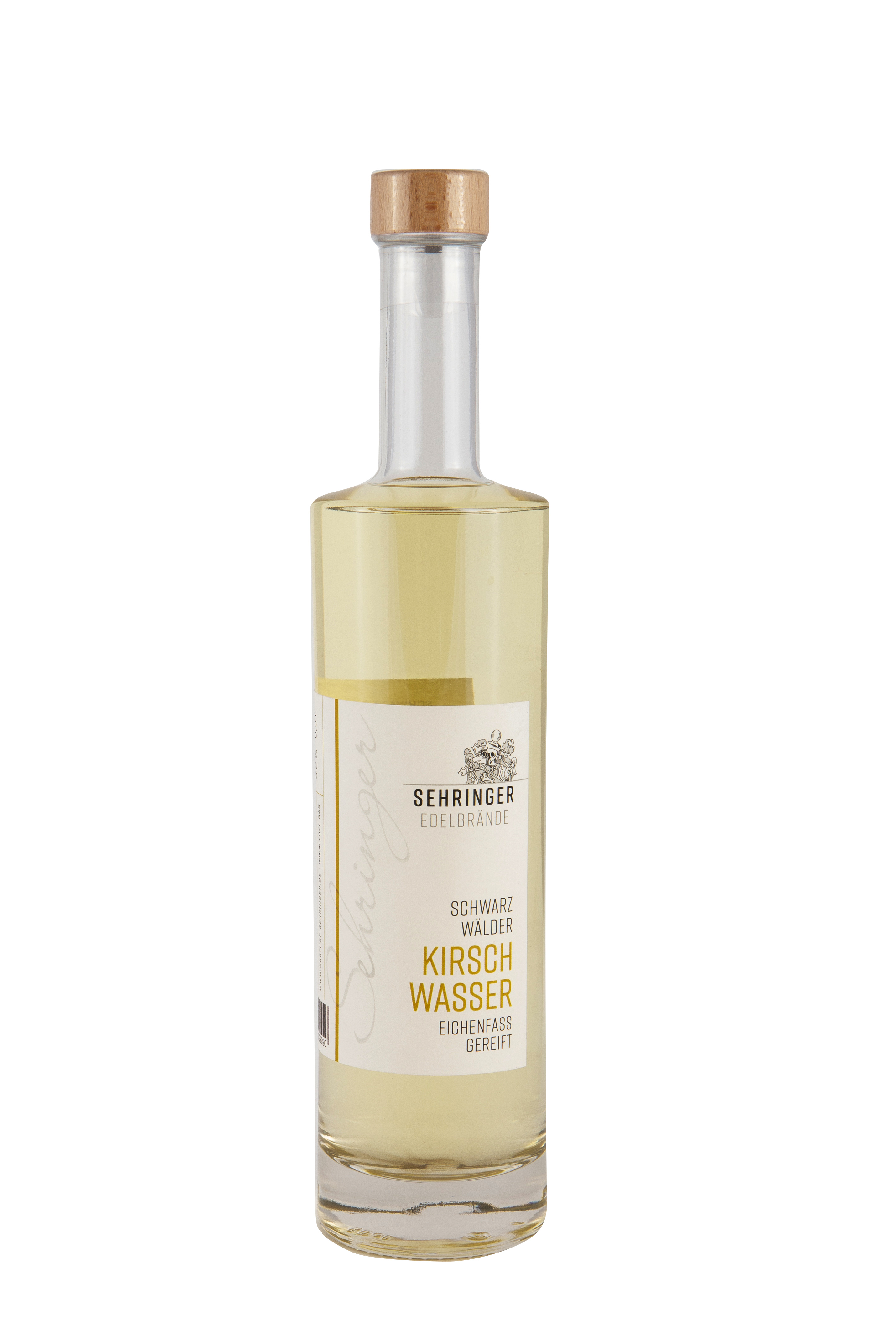 Sehringer Schwarzwälder Kirschwasser Fass, 42%vol. Sehringer Schwarzwälder Kirschwasser Fass, 42%vol.