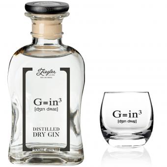 Ziegler Gin G=in3 Classic 45%vol. 0,5l inkl. edlem Ziegler Gin-Tumbler