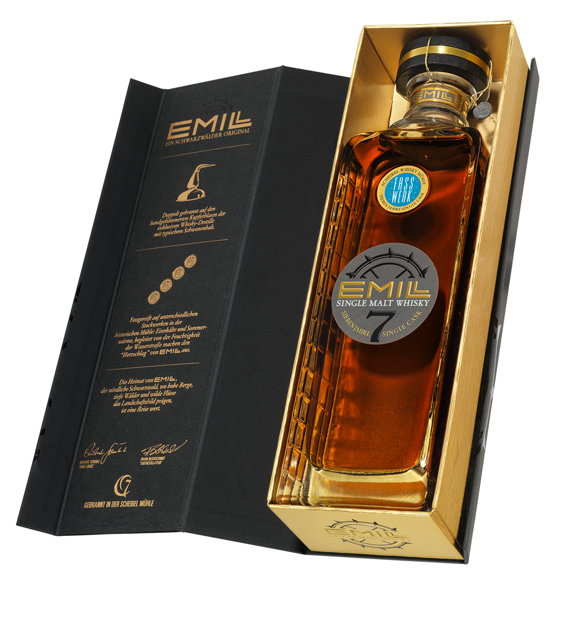 Scheibel Fasswerk Whisky EMILL 61,1 %vol. 7 Jahre Single Cask ...